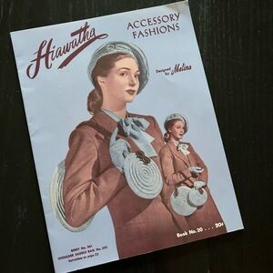 Vintage knitting pattern book